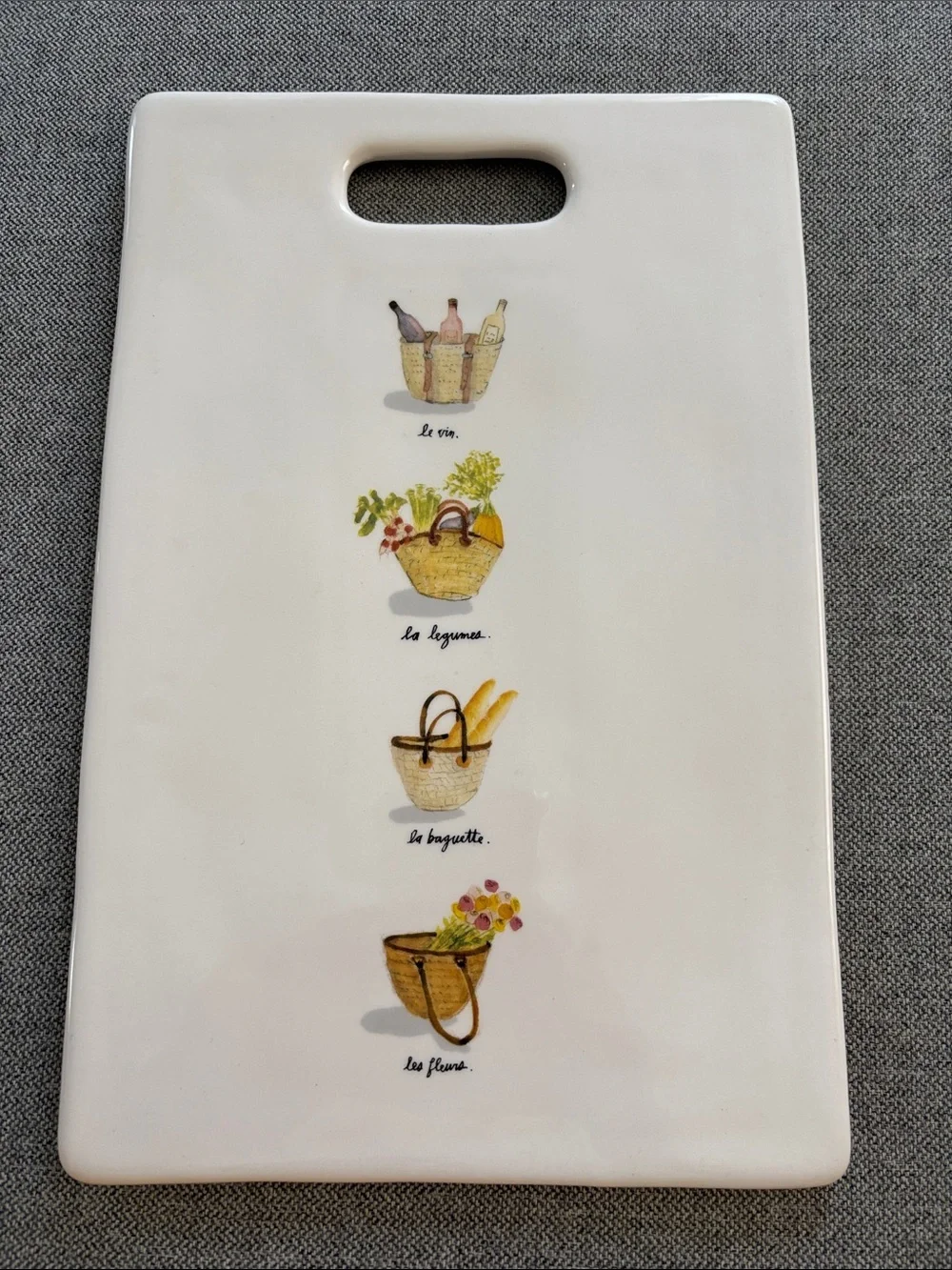 Rae Dunn Artisan Collection ceramic charcuterie board